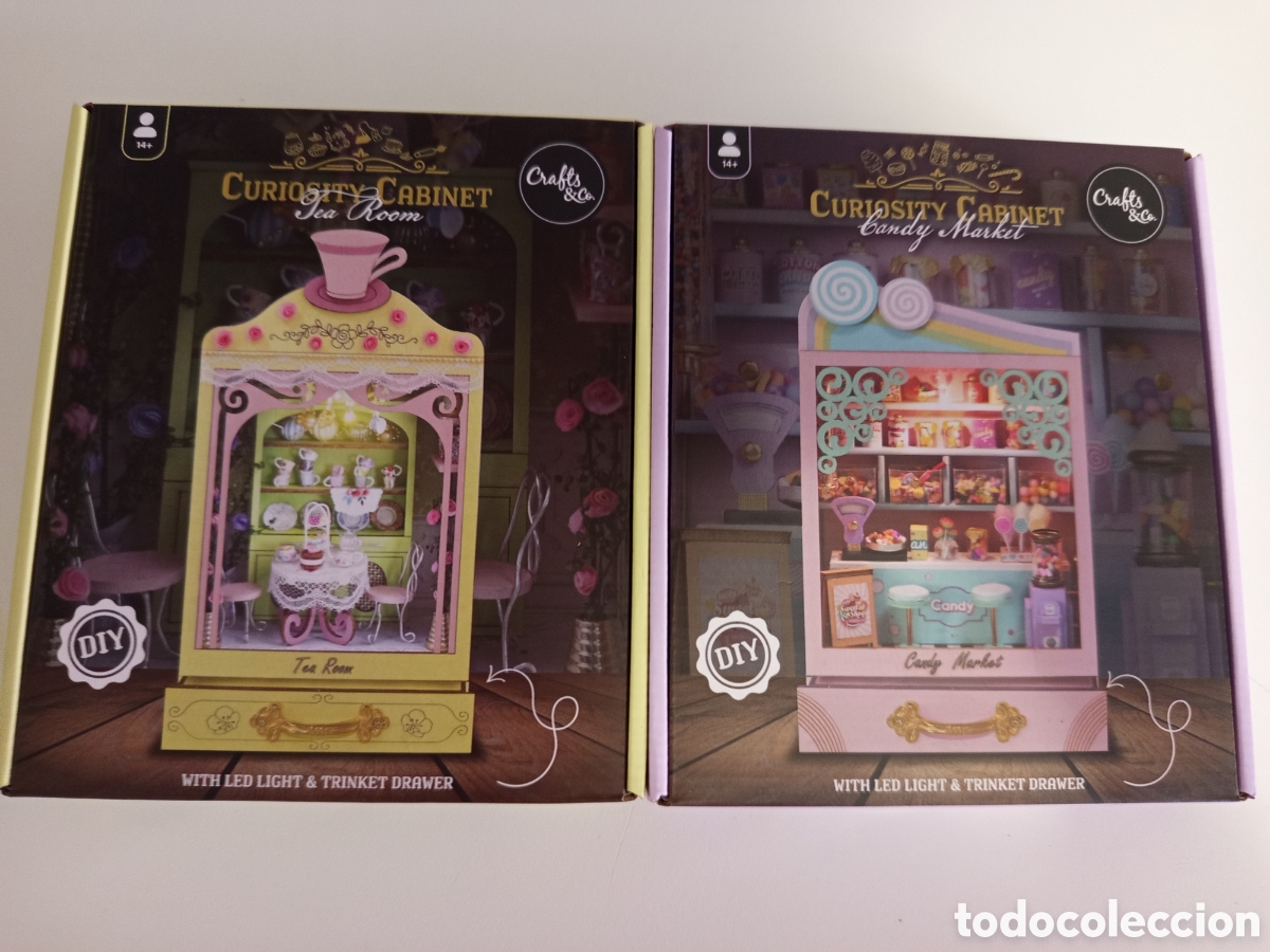 Casas de mu&ntilde;ecas: Kit DIY Construccion Sala de T&eacute; y otra de Golosina