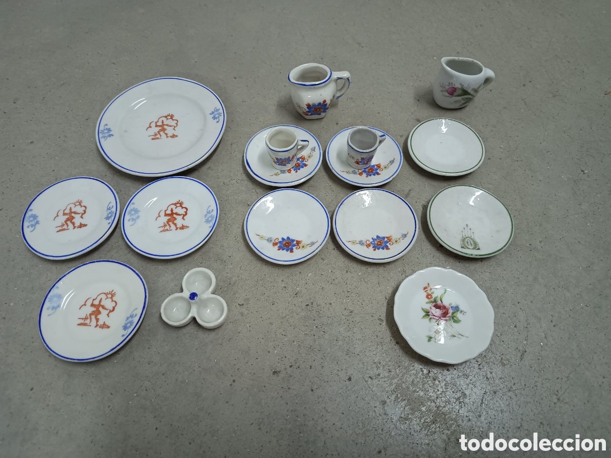 Casas de mu&ntilde;ecas: JUGUETES DE PORCELANA MINIATURA PARA COCINA INFANTIL