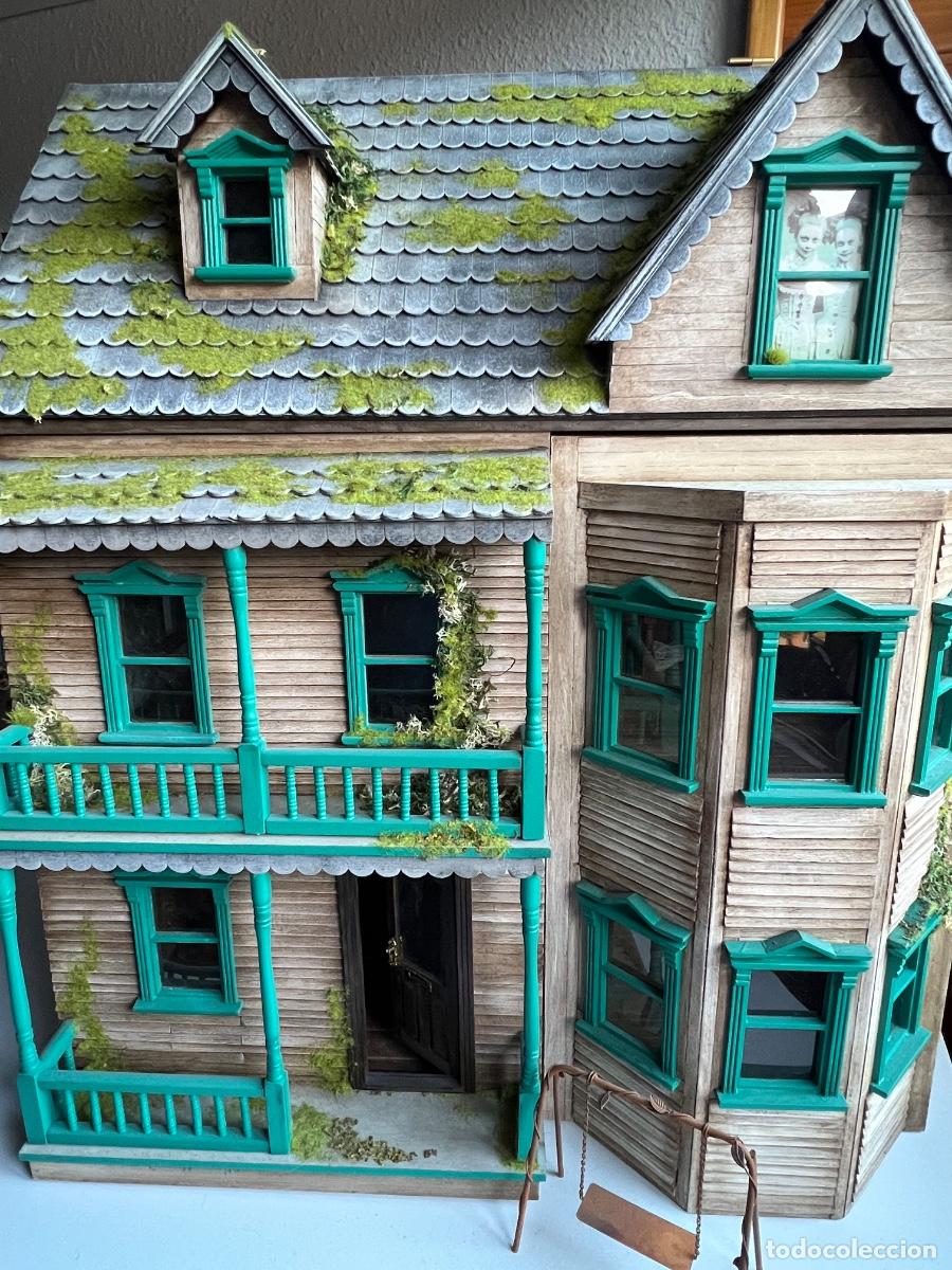 Casas de mu&ntilde;ecas: Casa de mu&ntilde;ecas misteriosa sin mobiliario interior La casa de Elvira