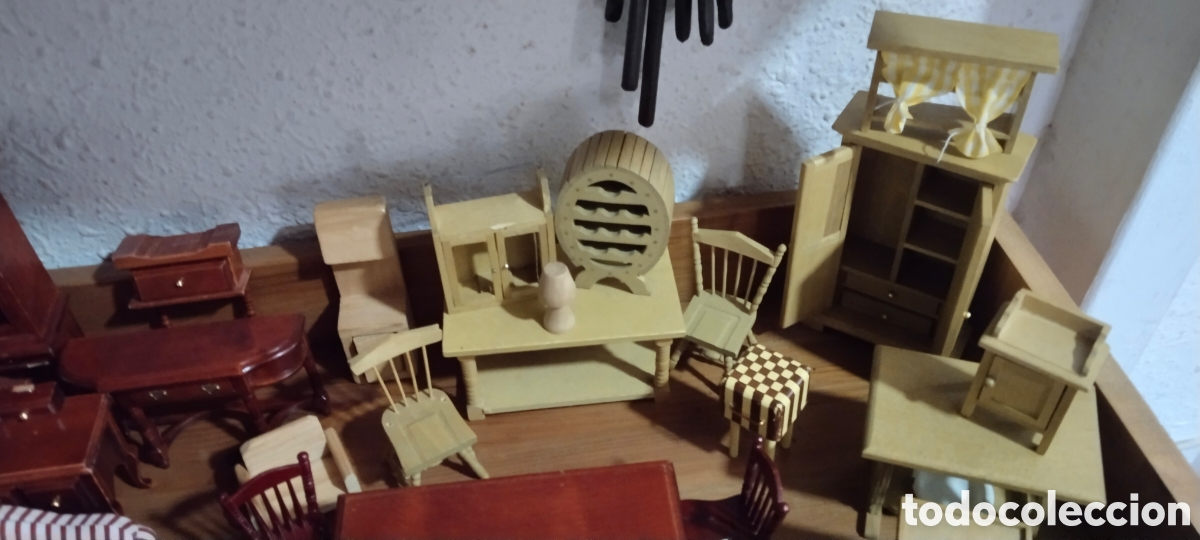 Casas de mu&ntilde;ecas: Lote de muebles casa de mu&ntilde;ecas - Foto 5