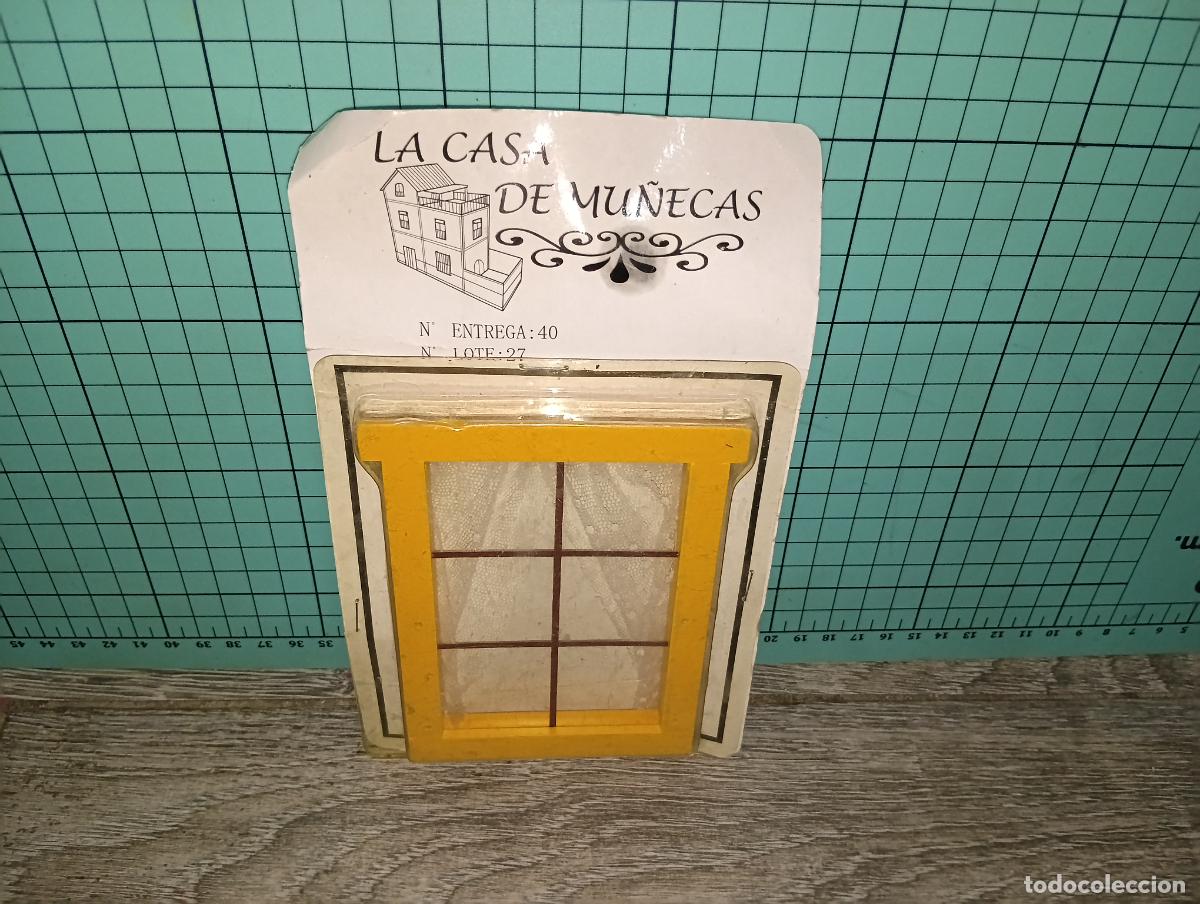 Casas de mu&ntilde;ecas: Ventana con cortina y reja coleccion antigua casa de mu&ntilde;ecas estilo andaluza altaya Dollhouse