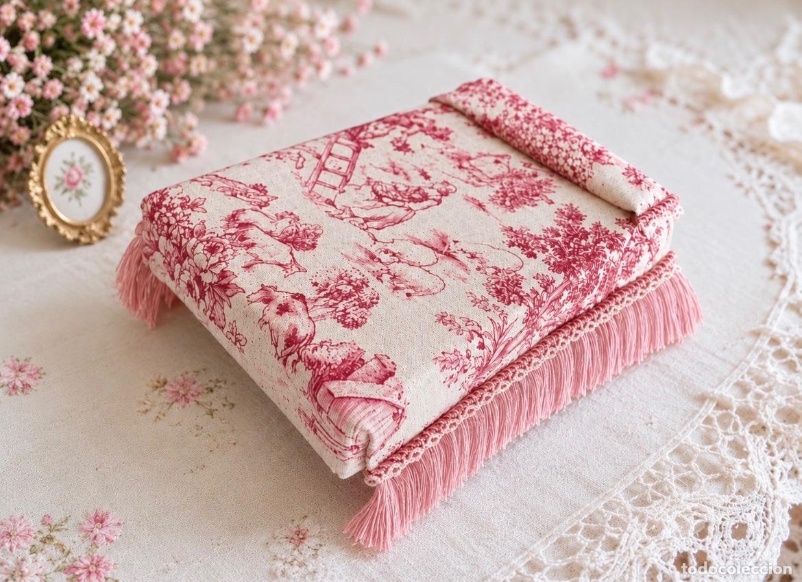 Doll houses: Colcha cama doble miniatura para casa de mu&ntilde;ecas