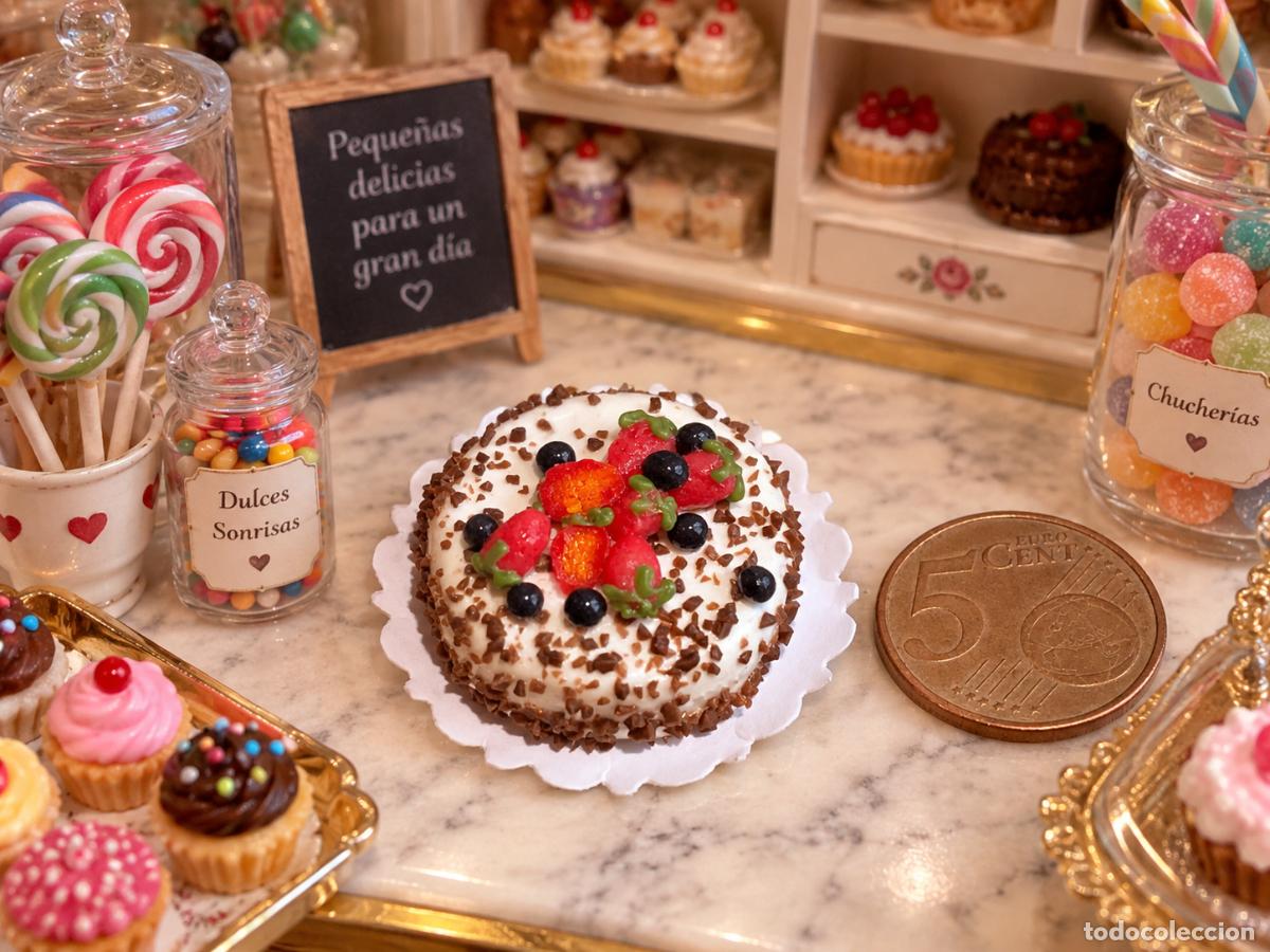 Casas de mu&ntilde;ecas: Tarta comida miniatura casa de mu&ntilde;ecas - Foto 5