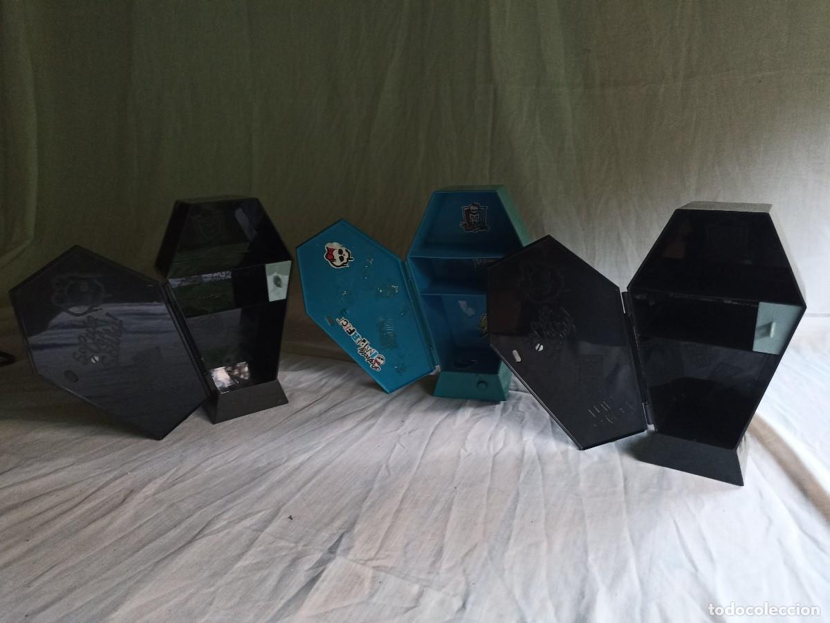 Casas de mu&ntilde;ecas: Lote 3 mini taquillas Monster High