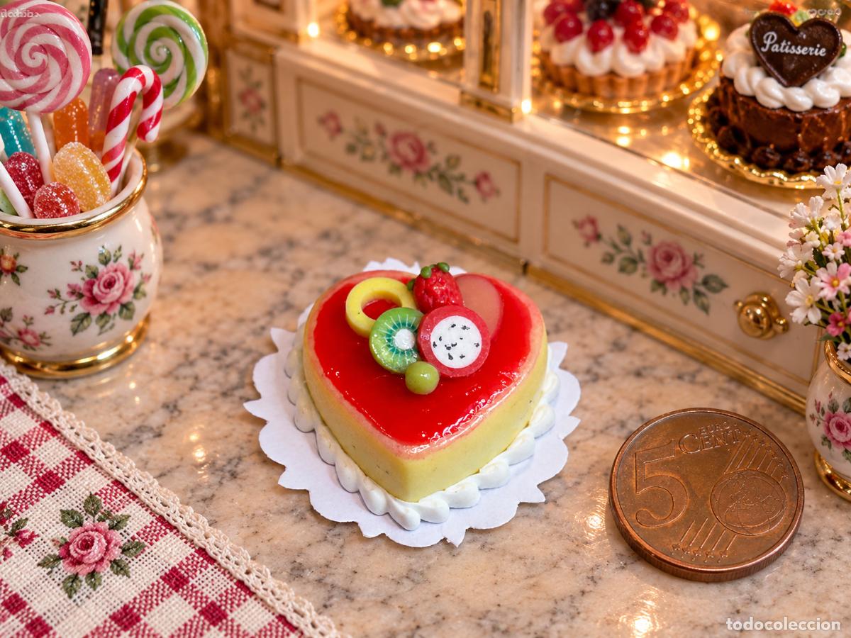Casas de mu&ntilde;ecas: Tarta de San Valent&iacute;n para la casa de mu&ntilde;ecas - Foto 4