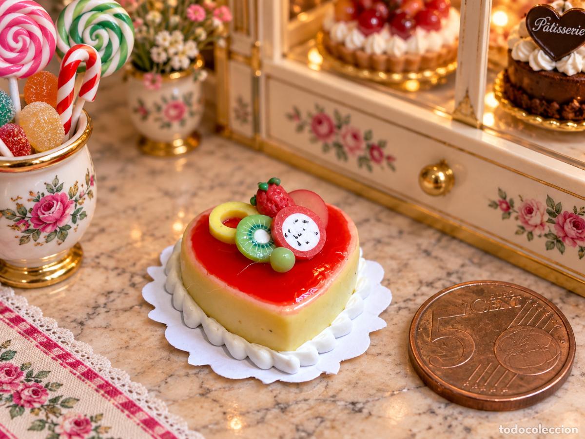 Casas de mu&ntilde;ecas: Tarta de San Valent&iacute;n para la casa de mu&ntilde;ecas - Foto 5