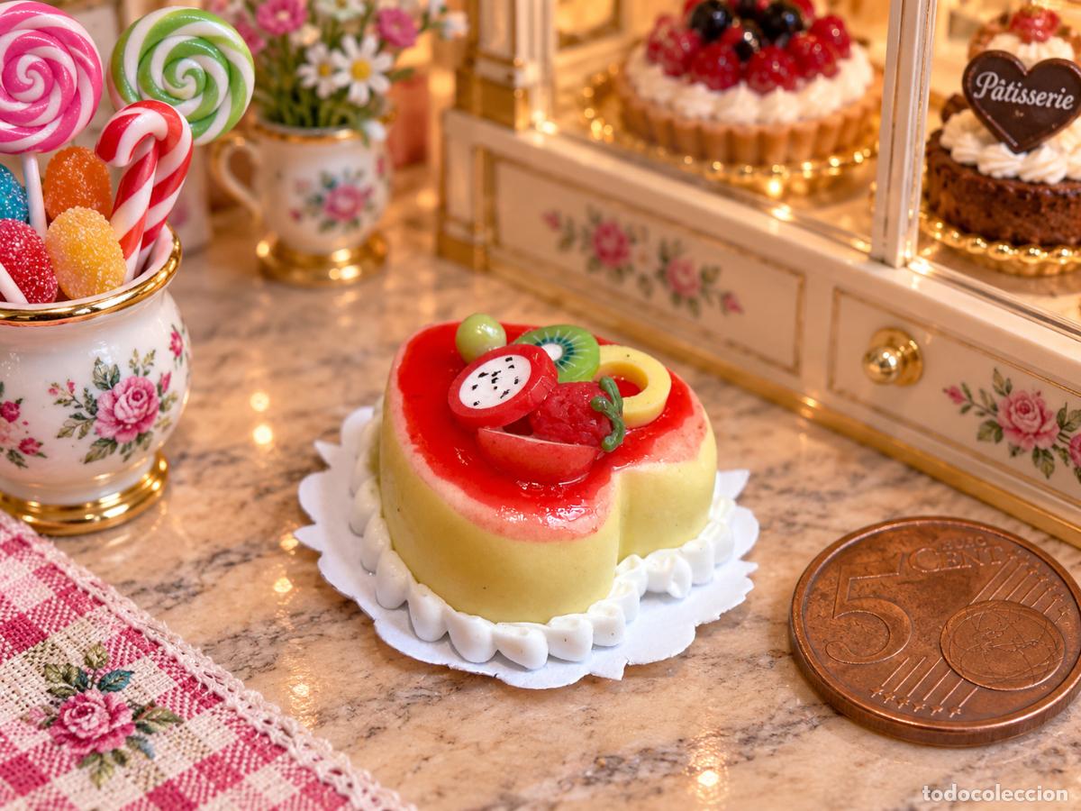 Casas de mu&ntilde;ecas: Tarta de San Valent&iacute;n para la casa de mu&ntilde;ecas - Foto 6