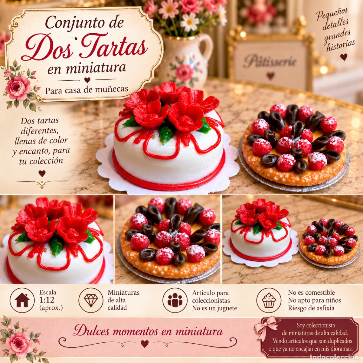 Casas de mu&ntilde;ecas: Dos tartas para la casa de mu&ntilde;ecas - Foto 2