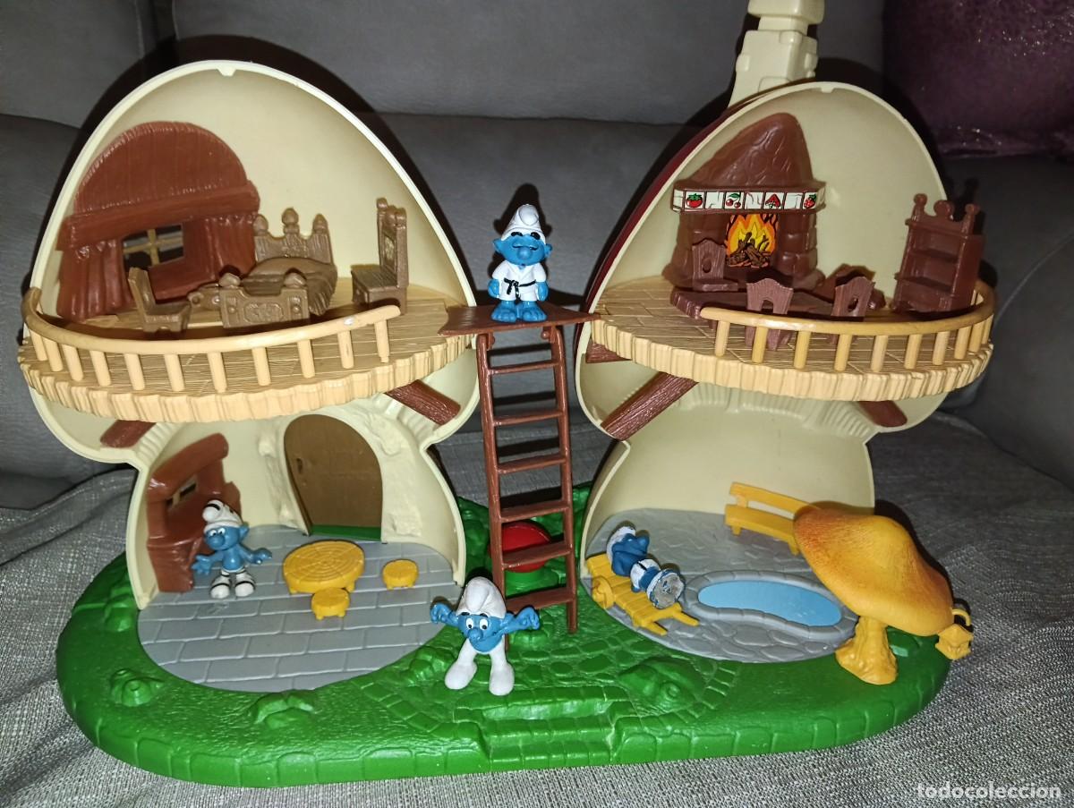Casas de mu&ntilde;ecas: Casa seta de los Pitufos