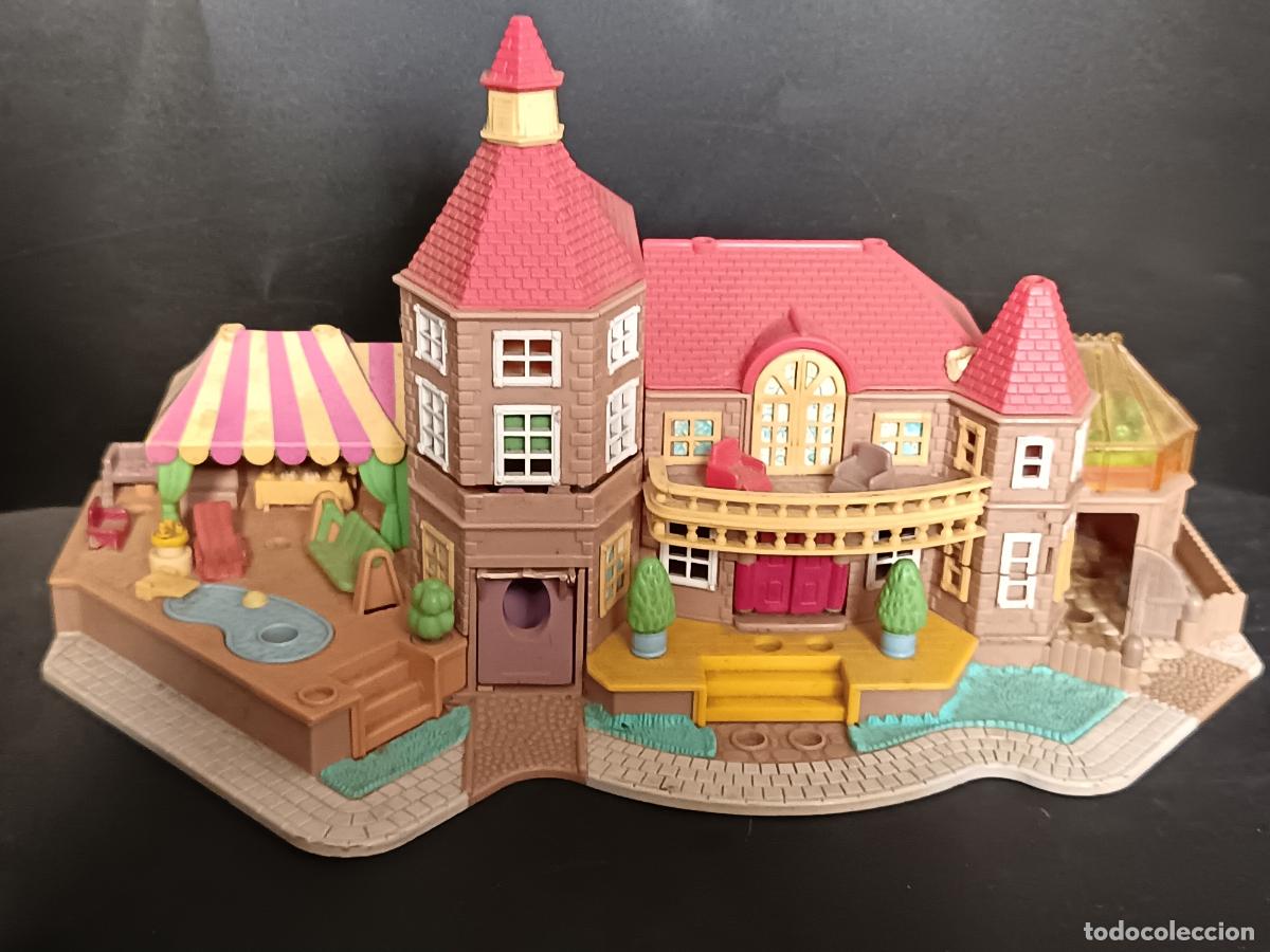 Casas de mu&ntilde;ecas: CASA DE MU&Ntilde;ECAS Polly Pocket Light-Up Magical Mansion. 1994 Bluebird..