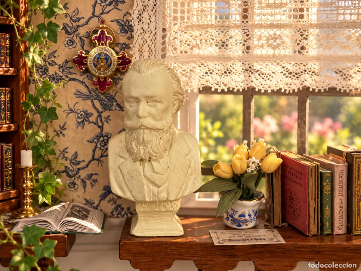Casas de mu&ntilde;ecas: Figura de Brahms miniatura casa mu&ntilde;ecas - Foto 5