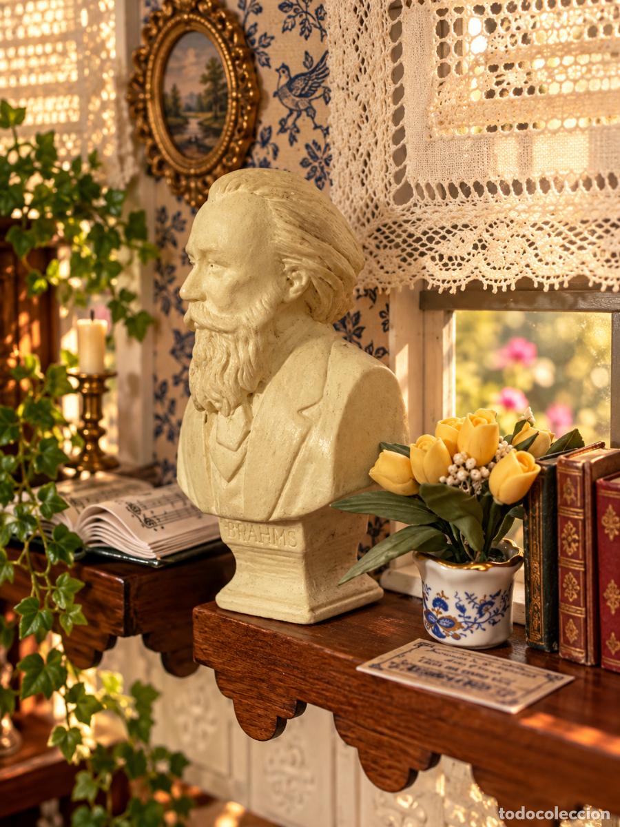 Casas de mu&ntilde;ecas: Figura de Brahms miniatura casa mu&ntilde;ecas - Foto 6