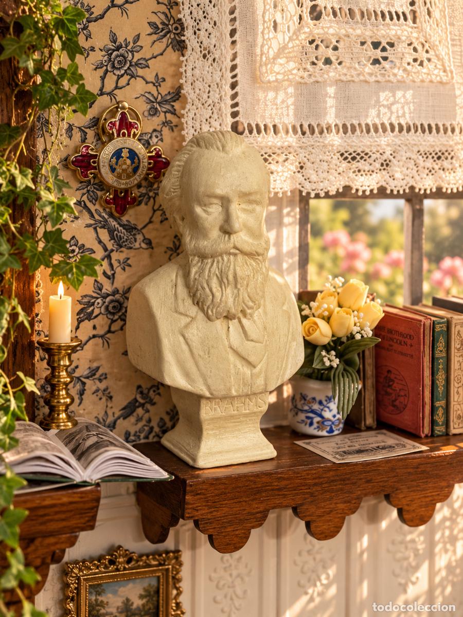 Casas de mu&ntilde;ecas: Figura de Brahms miniatura casa mu&ntilde;ecas - Foto 7