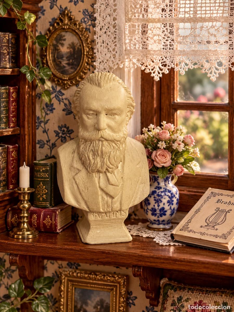 Casas de mu&ntilde;ecas: Figura de Brahms miniatura casa mu&ntilde;ecas - Foto 1