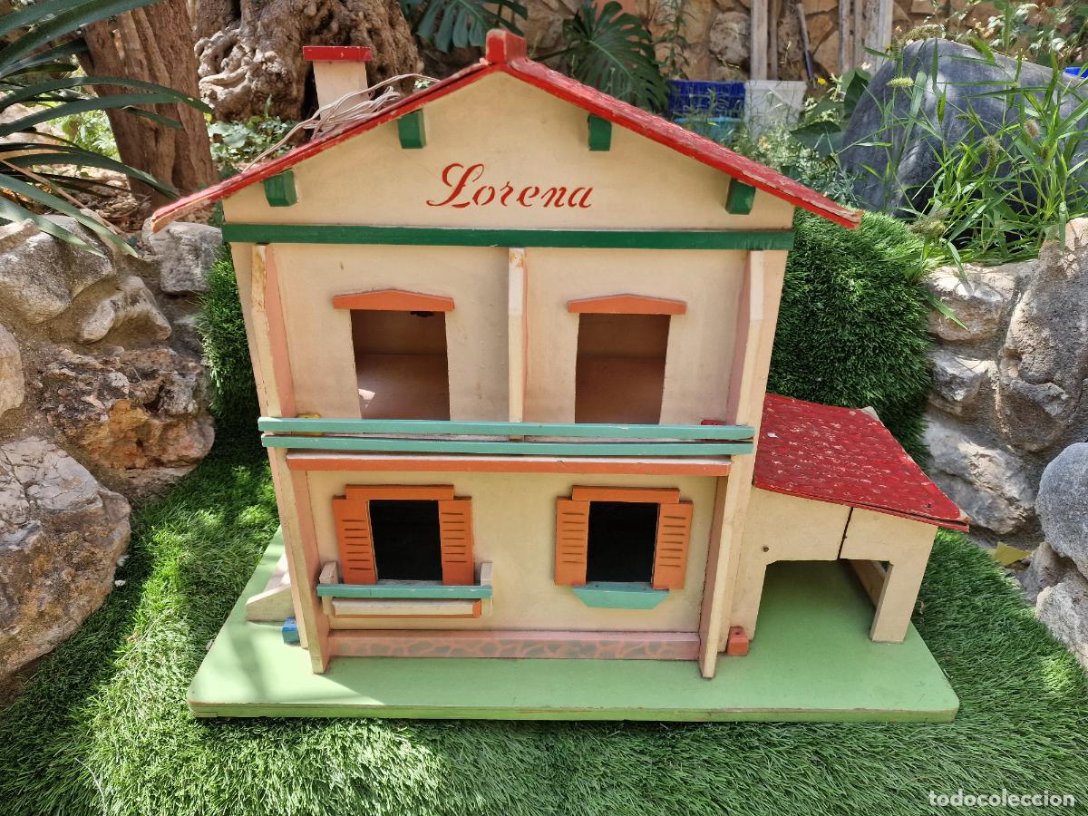 Casas de mu&ntilde;ecas: CASA DE MU&Ntilde;ECAS DE MADERA DE DENIA A&Ntilde;OS 60