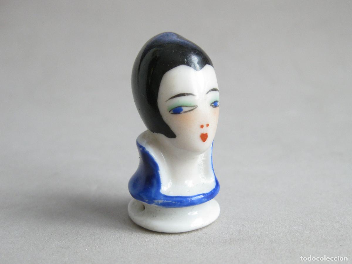 Puppenh&auml;user: CABEZA DE PORCELANA O CER&Aacute;MICA DE UNA MUJER. ART DEC&Oacute;. MUHALF DOLL. A&Ntilde;OS 20 O 30