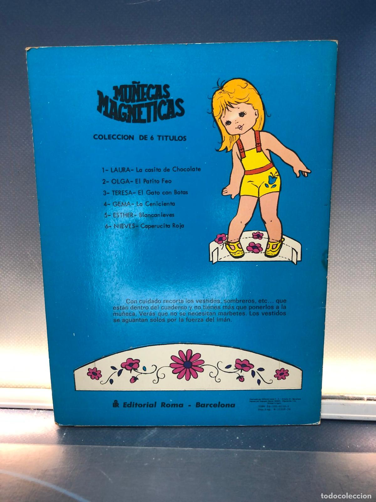 Casas de mu&ntilde;ecas: Olga y cuento preferido, Cuentos Mu&ntilde;ecas Magneticas, El Patito Feo, editorial roma - Foto 2