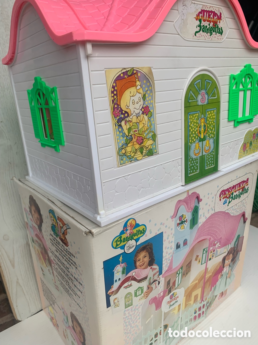 Casas de mu&ntilde;ecas: Escuela barriguitas con caja y mu&ntilde;eca - Foto 5