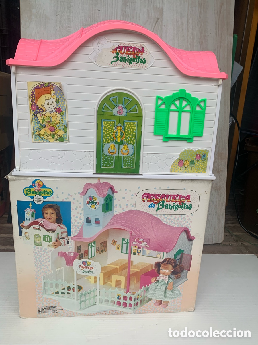 Casas de mu&ntilde;ecas: Escuela barriguitas con caja y mu&ntilde;eca - Foto 7