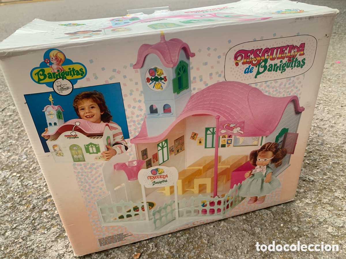 Casas de mu&ntilde;ecas: Escuela barriguitas con caja y mu&ntilde;eca - Foto 22