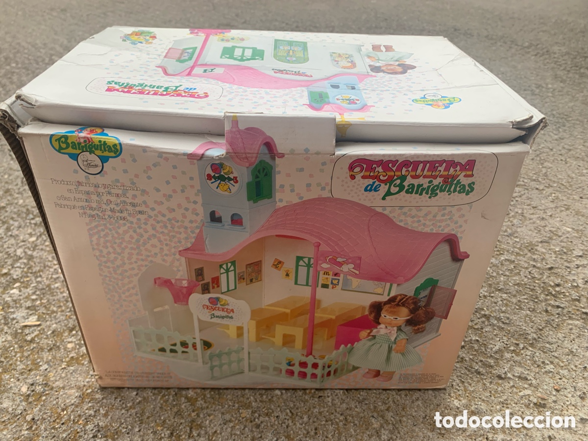 Casas de mu&ntilde;ecas: Escuela barriguitas con caja y mu&ntilde;eca - Foto 25
