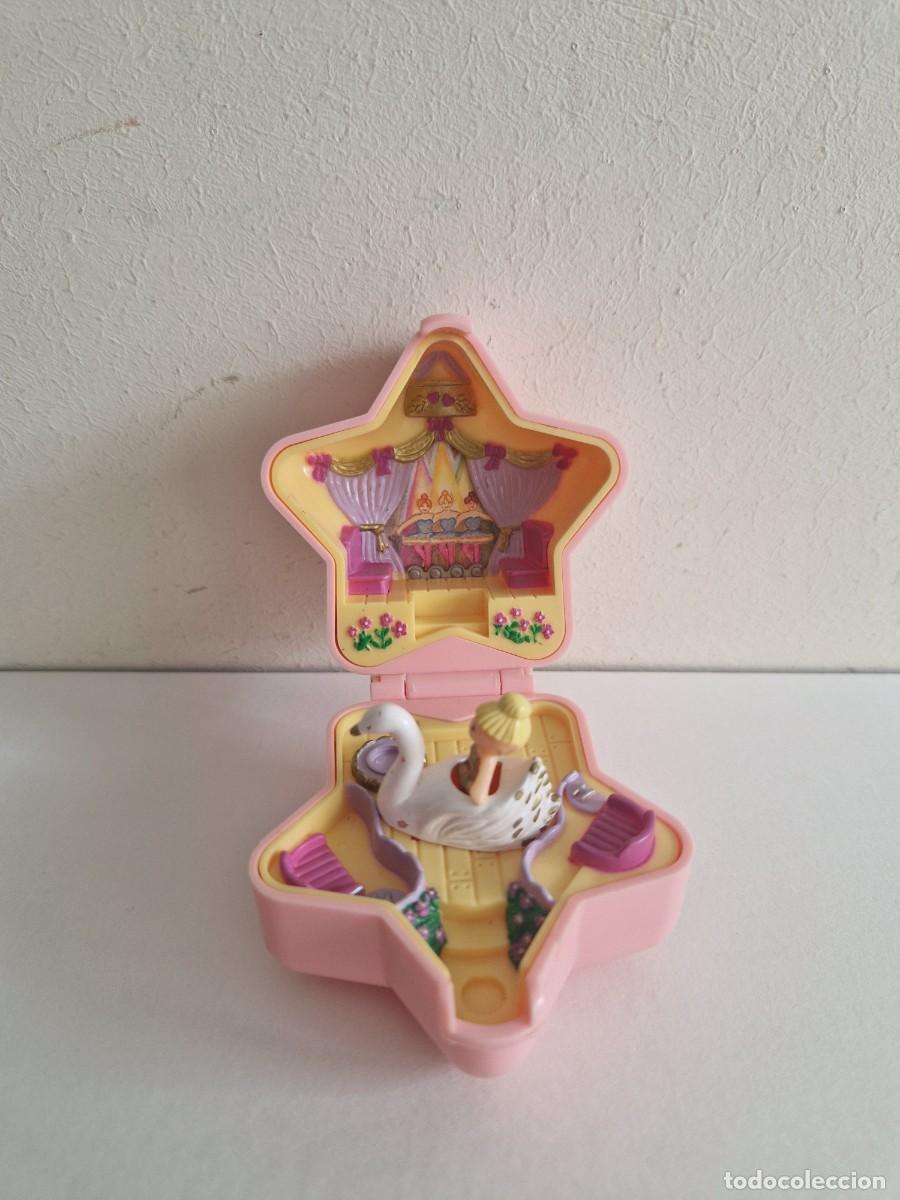 Casas de mu&ntilde;ecas: Polly Pocket. Caja Polvera de bailarina. 1992.