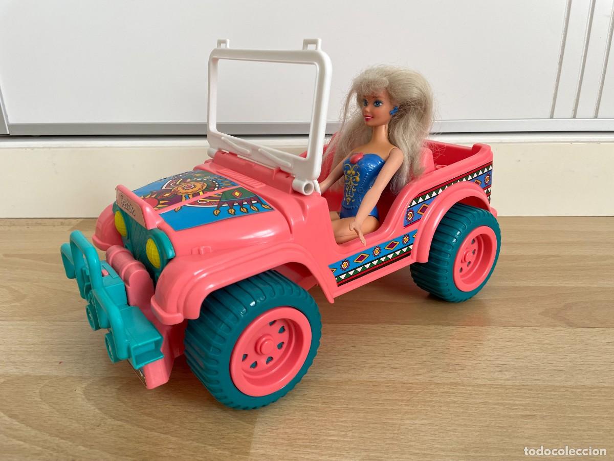 Casas de mu&ntilde;ecas: Jeep Barbie vintage 1987 ARCO/Mattel rosa