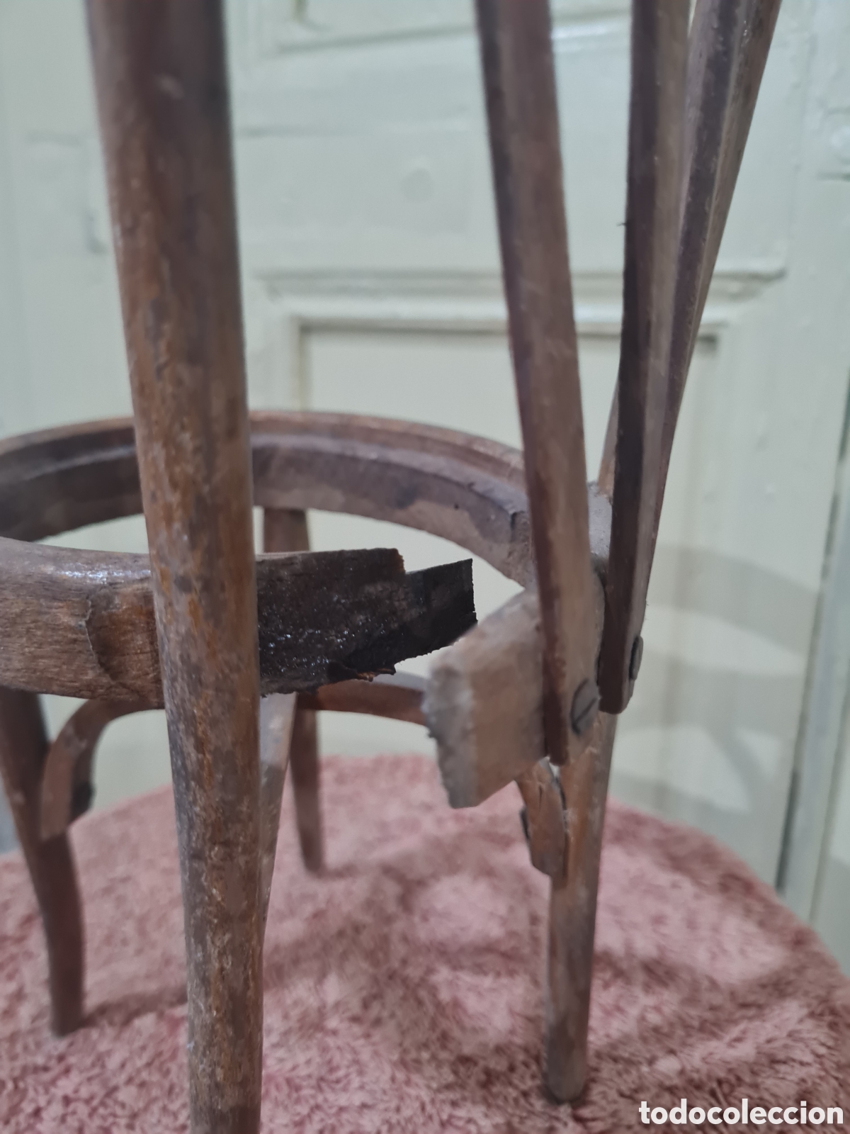 Casas de mu&ntilde;ecas: Antigua silla para restaurar de mu&ntilde;ecas - Foto 5