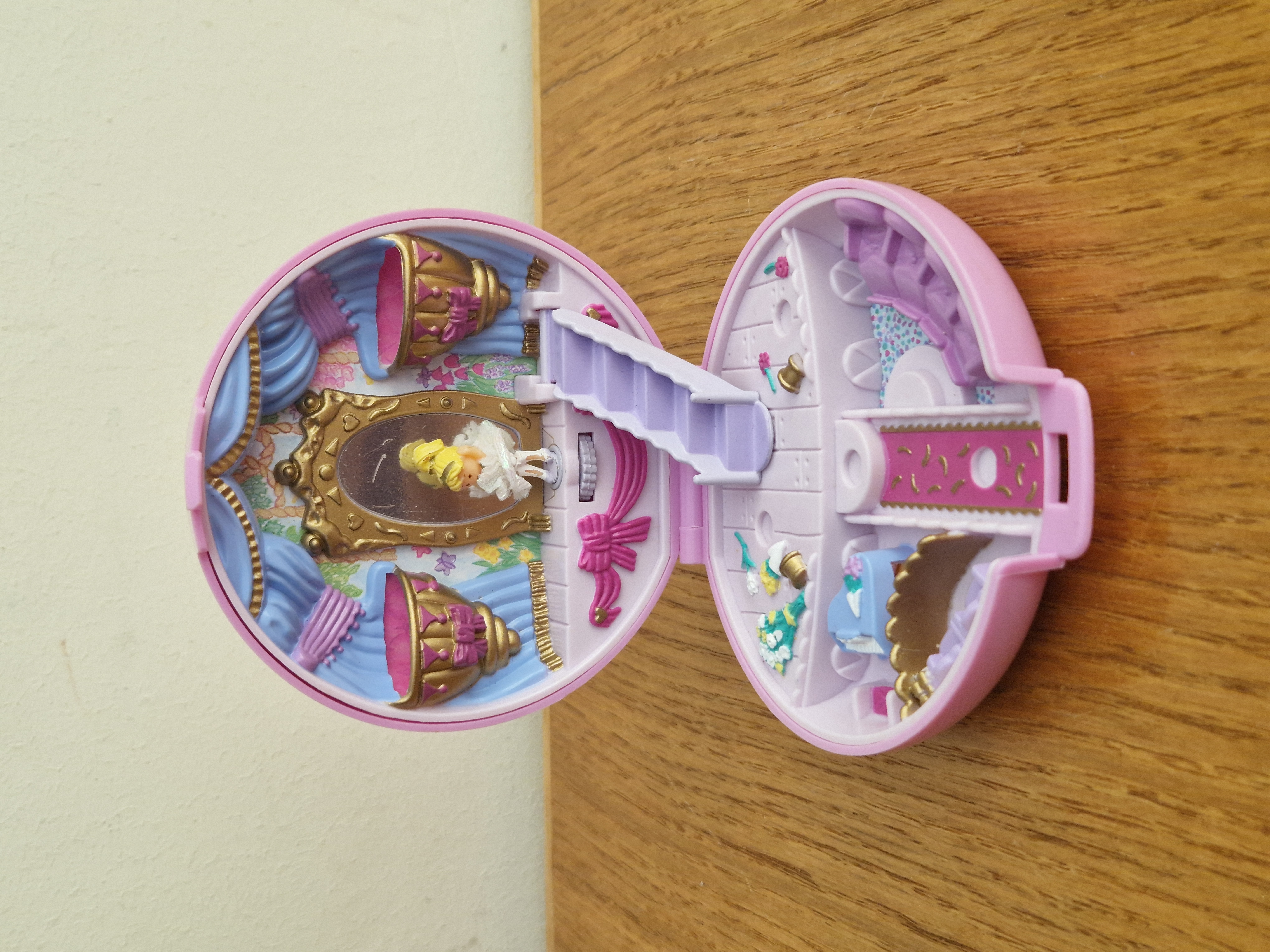 Casas de mu&ntilde;ecas: Polly Pocket Caja Polvera Gran Ballet. 1993