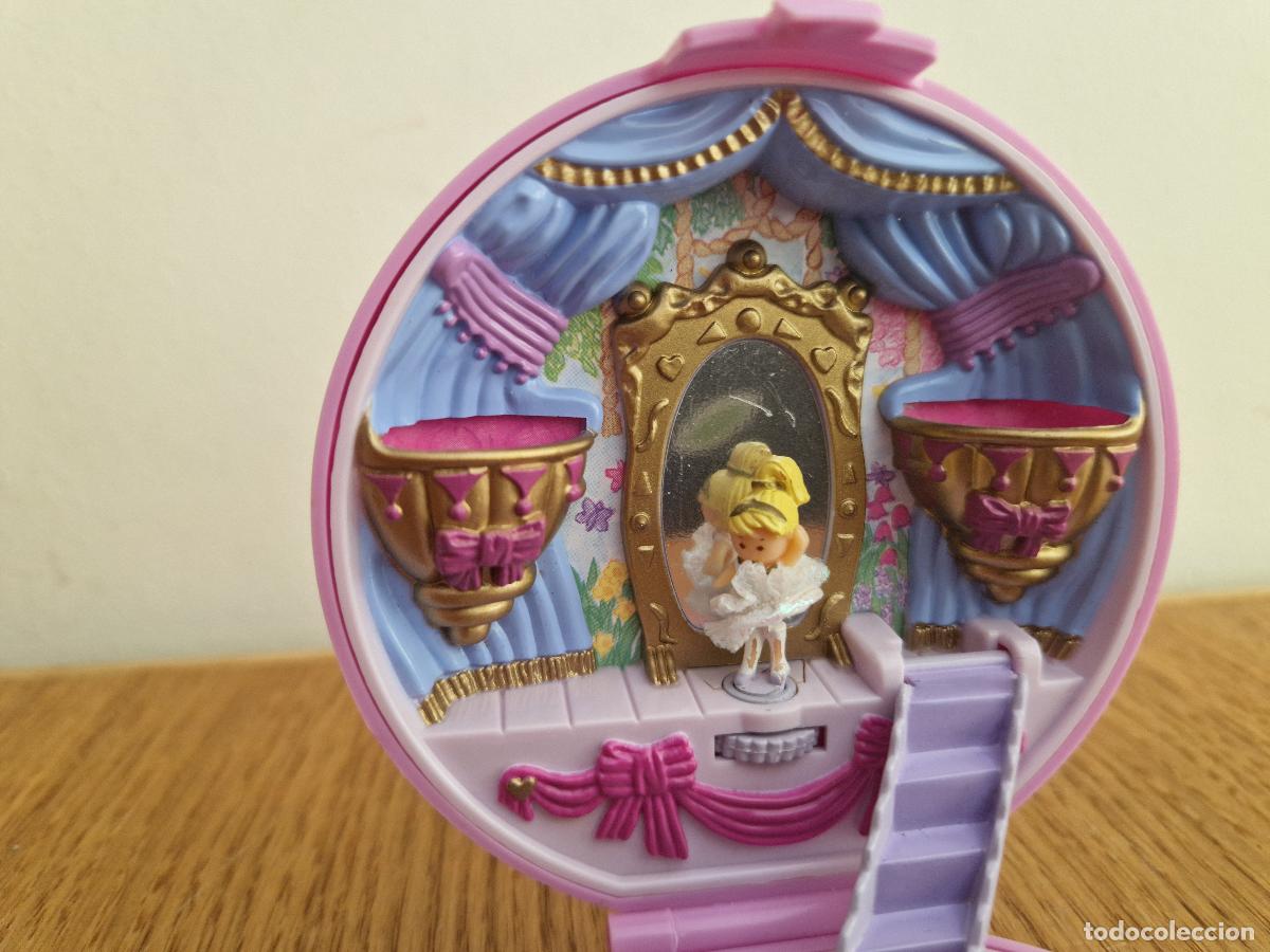 Casas de mu&ntilde;ecas: Polly Pocket Caja Polvera Gran Ballet. 1993 - Foto 2