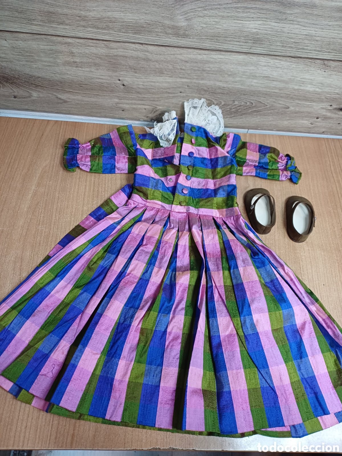 Casas de mu&ntilde;ecas: LOTE 2 VESTIDOS PARA MU&Ntilde;ECA LECONTE - Foto 5
