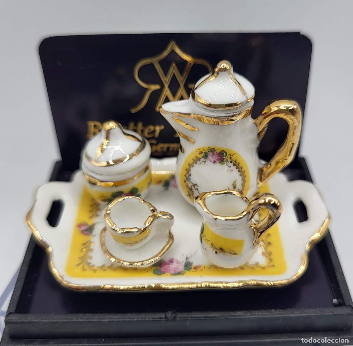 Casas de Bonecas: Juego de caf&eacute; Reutter Porzellan