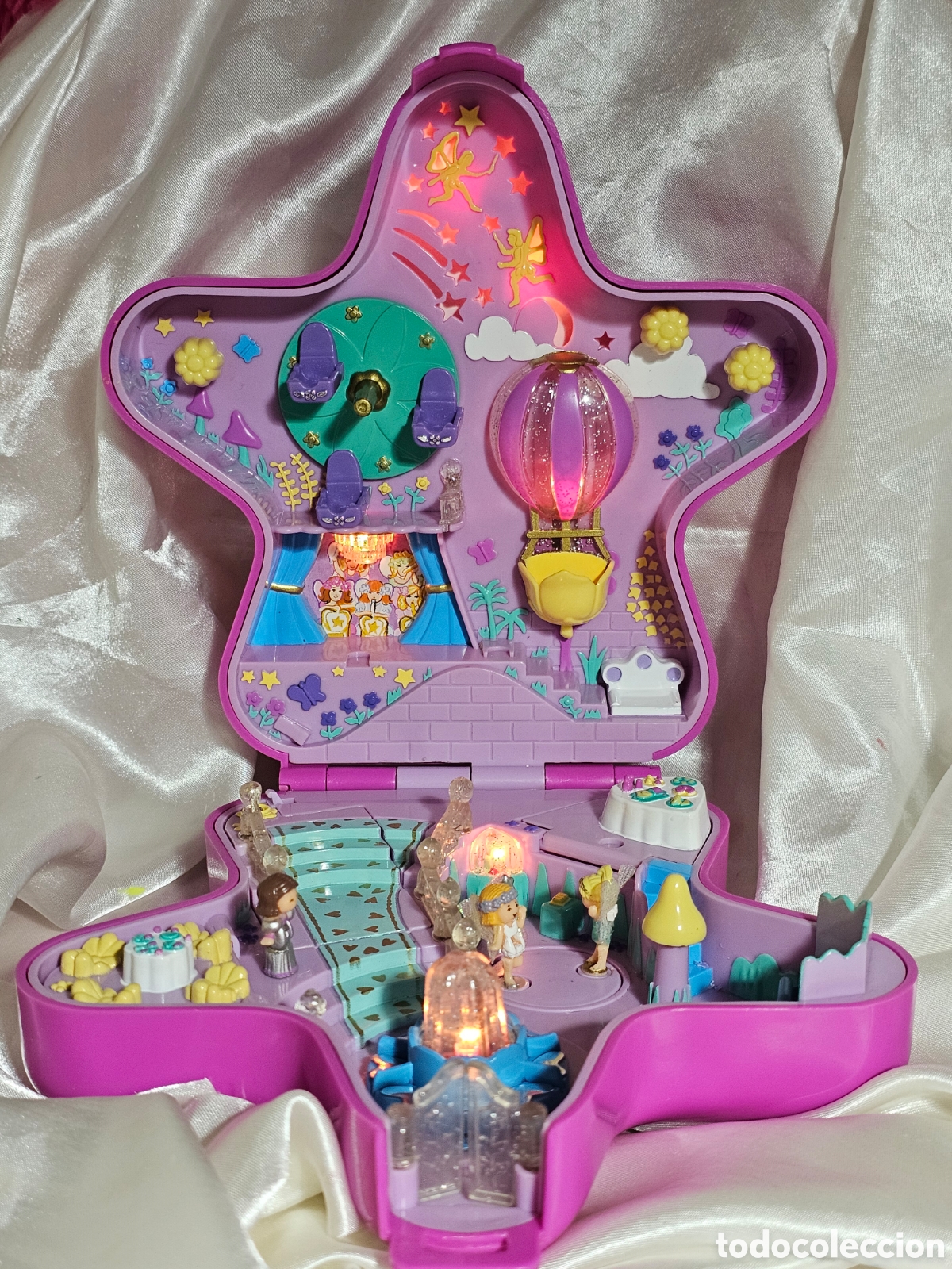 Casas de mu&ntilde;ecas: POLLY POCKET VINTAGE - FAIRY LIGHT WONDERLAND (BLUEBIRD, 1993) - &iexcl;CON LUCES FUNCIONANDO
