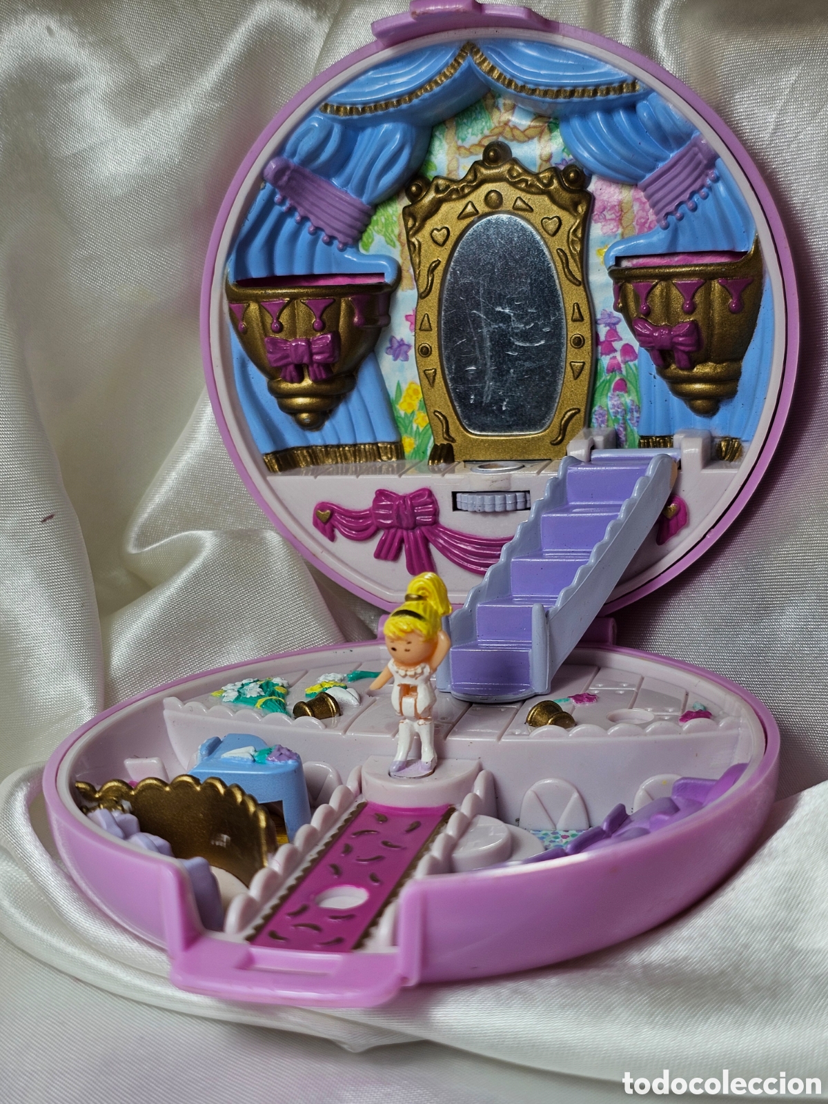 Casas de mu&ntilde;ecas: POLLY POCKET VINTAGE - GRAN BALLET / BALLERINA (BLUEBIRD, 1993) - CON MU&Ntilde;ECA ORIGINAL