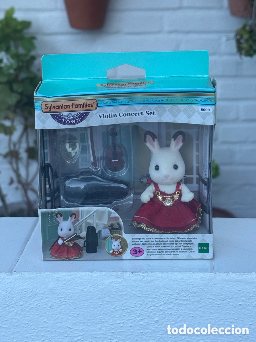 Casas de Bonecas: Sylvanian Families 6009 Conejita Viol&iacute;n Concierto