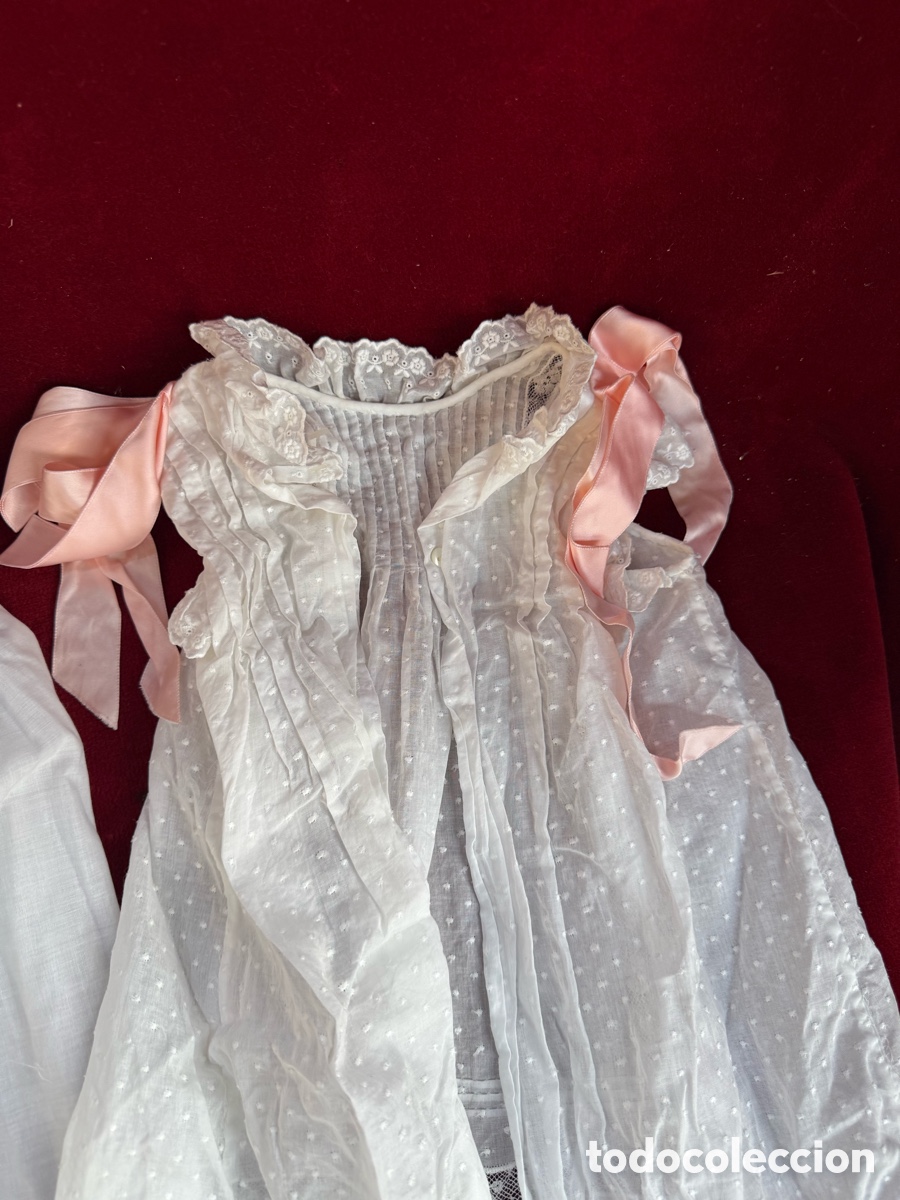 Casas de mu&ntilde;ecas: Lote de ropa antigua de bebe o de mu&ntilde;ecas! - Foto 2