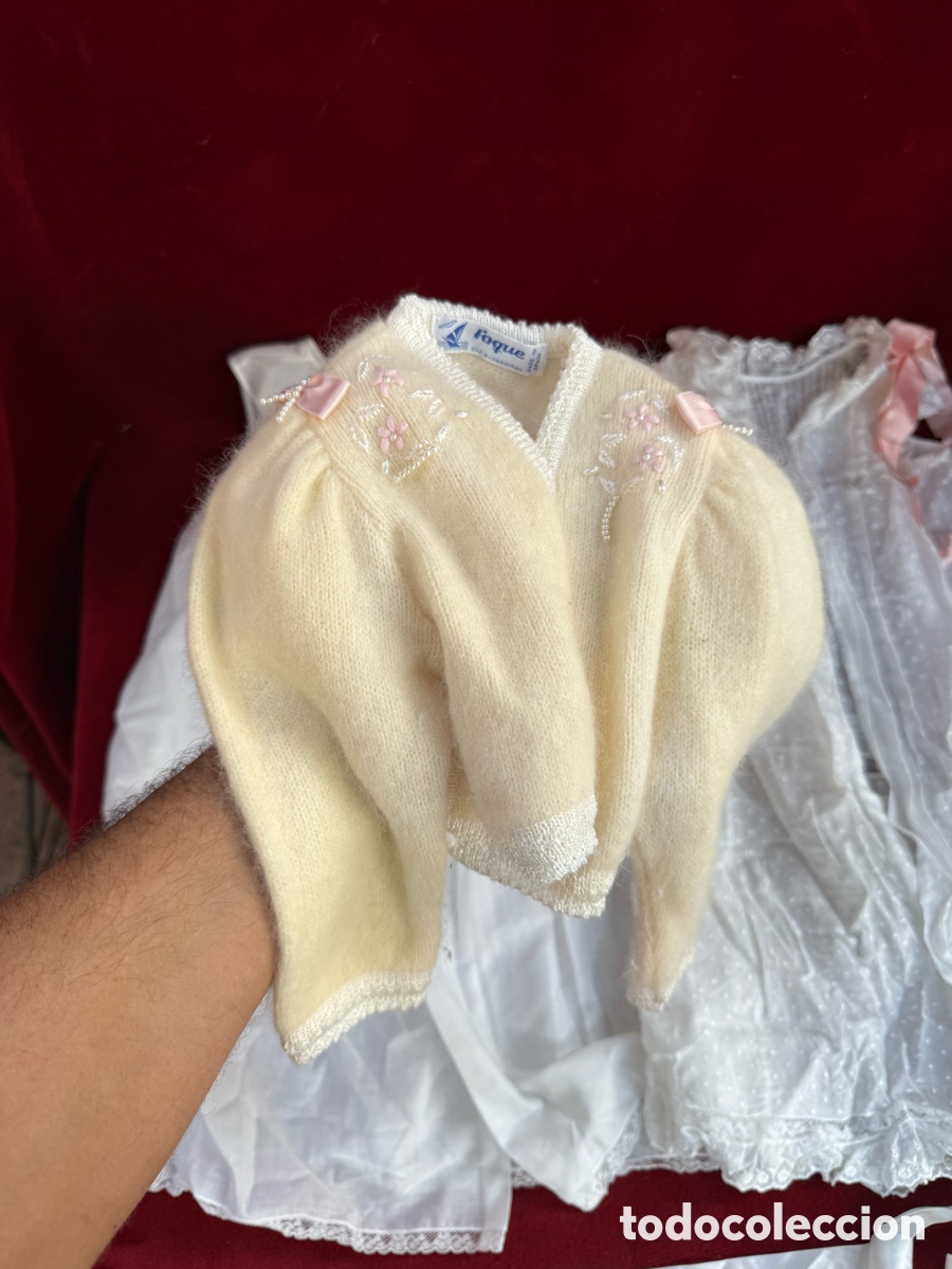 Casas de mu&ntilde;ecas: Lote de ropa antigua de bebe o de mu&ntilde;ecas! - Foto 5
