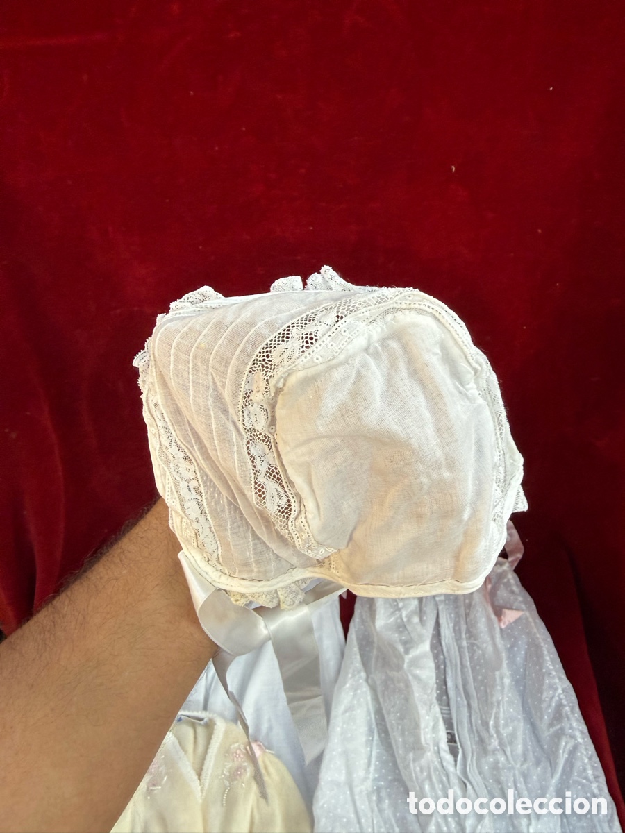 Casas de mu&ntilde;ecas: Lote de ropa antigua de bebe o de mu&ntilde;ecas! - Foto 6