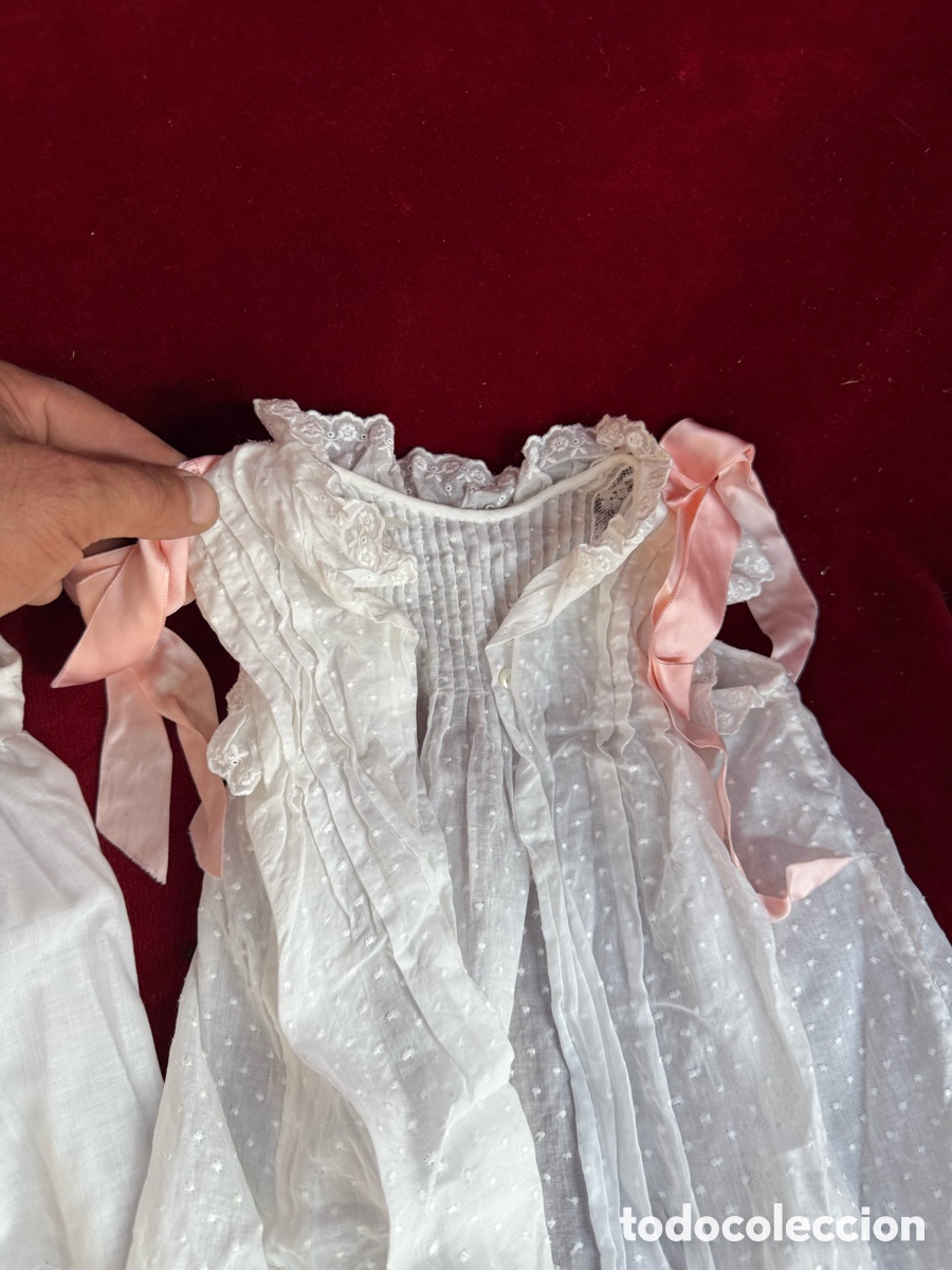 Casas de mu&ntilde;ecas: Lote de ropa antigua de bebe o de mu&ntilde;ecas! - Foto 8