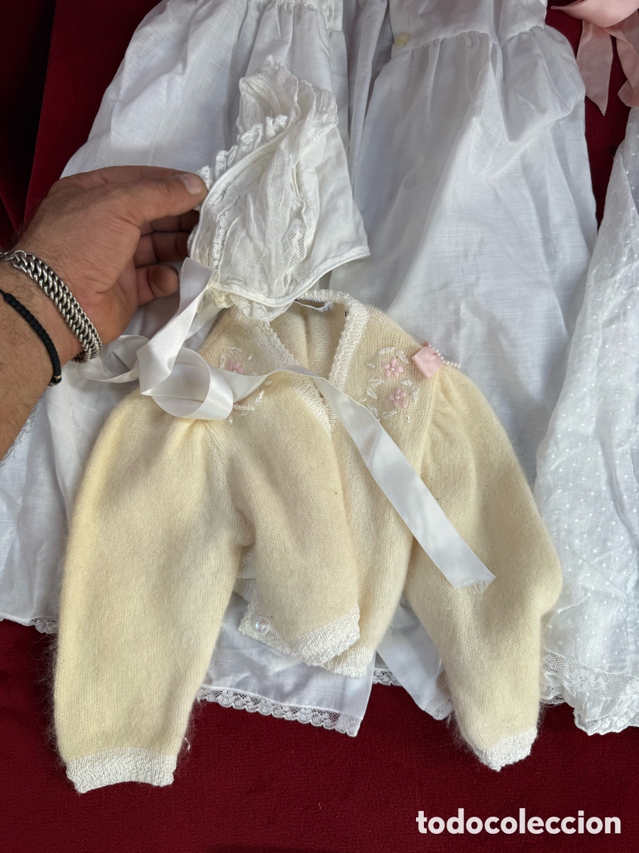 Casas de mu&ntilde;ecas: Lote de ropa antigua de bebe o de mu&ntilde;ecas! - Foto 10