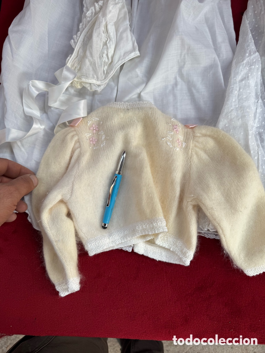 Casas de mu&ntilde;ecas: Lote de ropa antigua de bebe o de mu&ntilde;ecas! - Foto 12