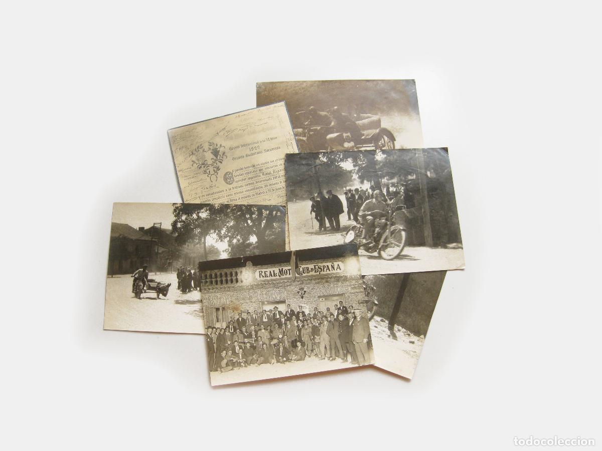 Doll houses: LOTE DE FOTOGRAF&Iacute;AS DE MOTOCICLETAS. CARRERA INTERNACIONAL DE LA XII HORAS DE GUADARRAMA. 1922