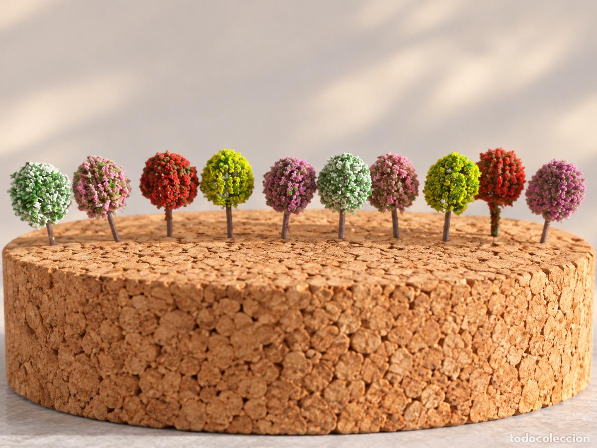 Casas de mu&ntilde;ecas: Diez arbustos con flores para casa de mu&ntilde;ecas o jard&iacute;n de hada. Plantas en miniatura.