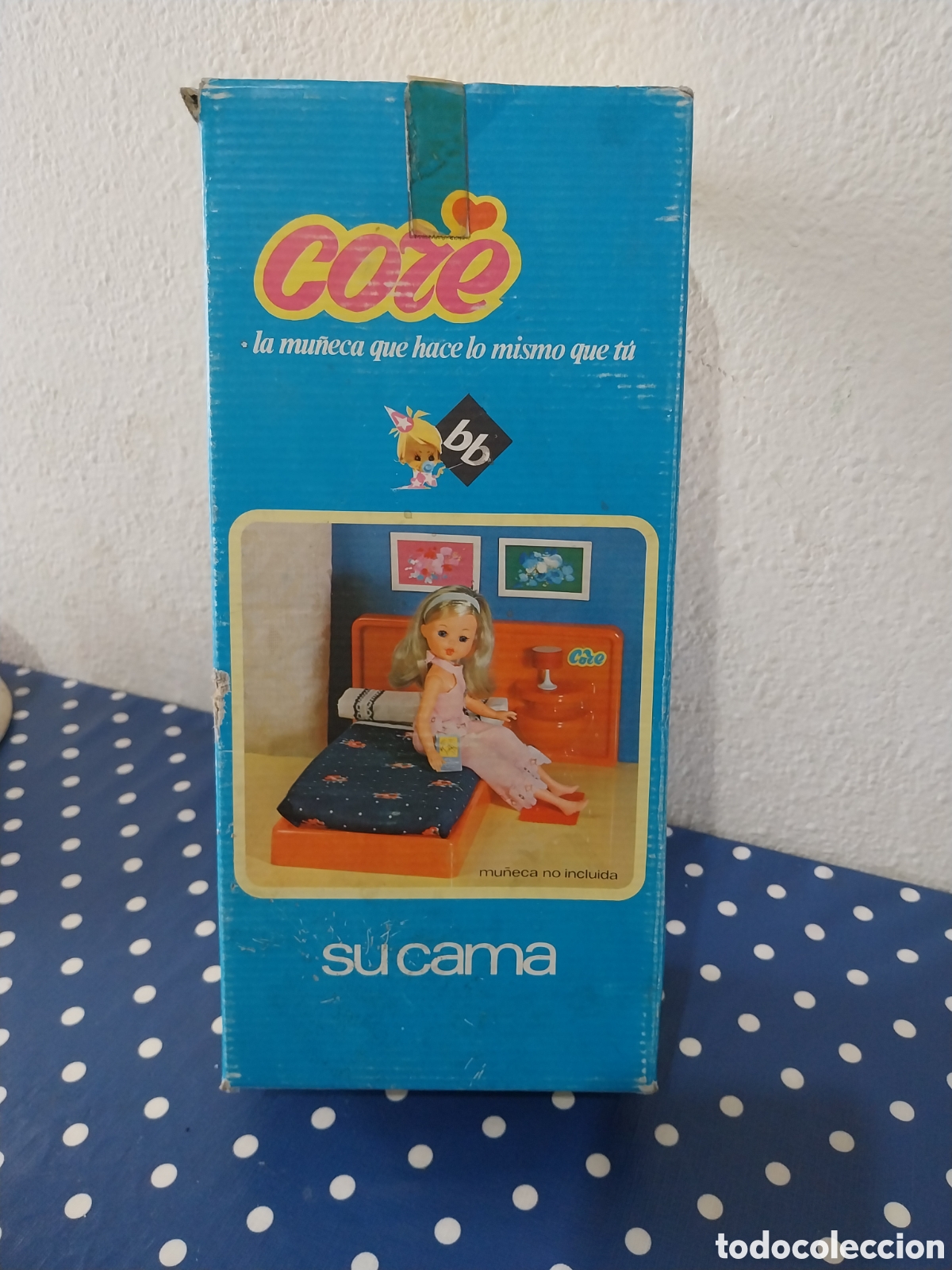Casas de mu&ntilde;ecas: Caja vac&iacute;a cama para mu&ntilde;eca coze de mu&ntilde;ecas furga