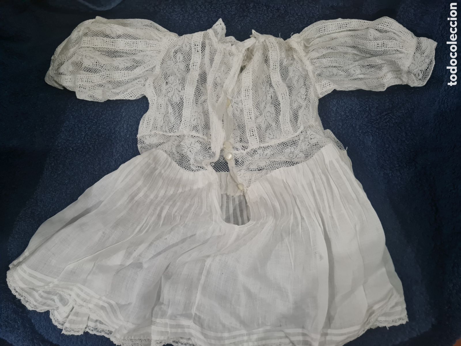 Casas de mu&ntilde;ecas: Antiguo vestido para mu&ntilde;ecas - Foto 2