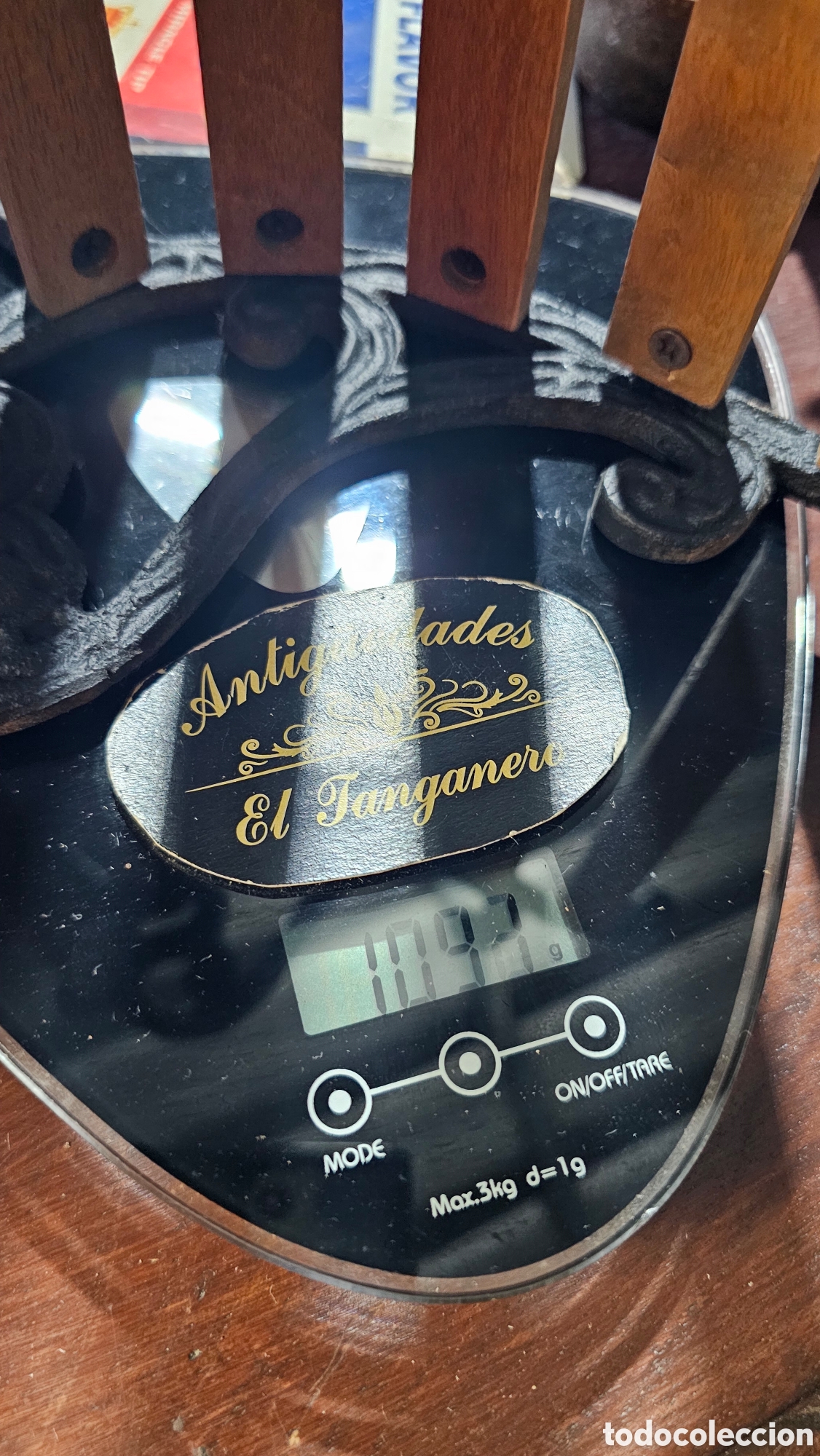 Casas de mu&ntilde;ecas: Banco para mu&ntilde;ecas de hierro fundido y madera - Foto 9