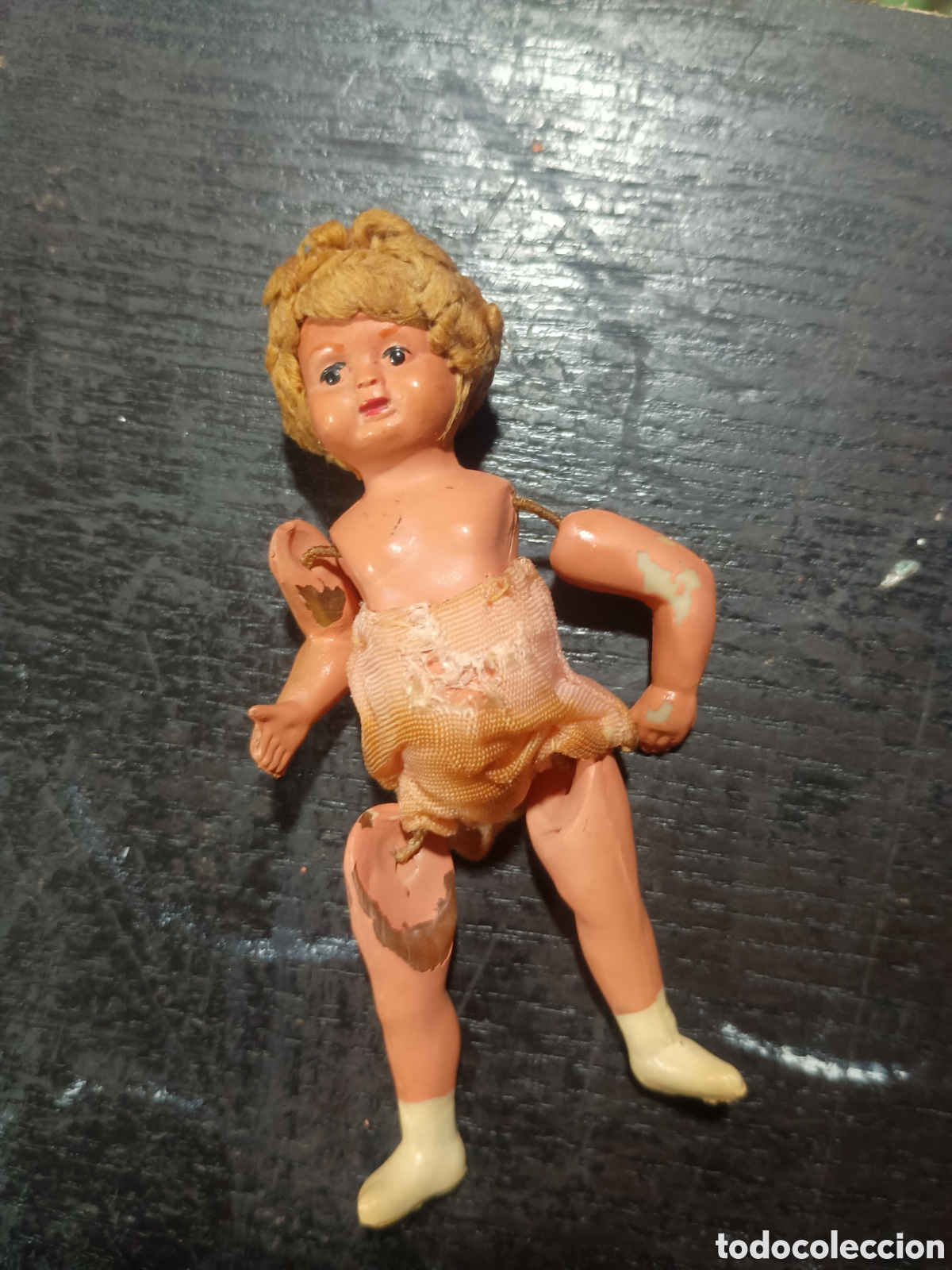 Casas de mu&ntilde;ecas: Peque&ntilde;a mu&ntilde;eca descosco material - Foto 2
