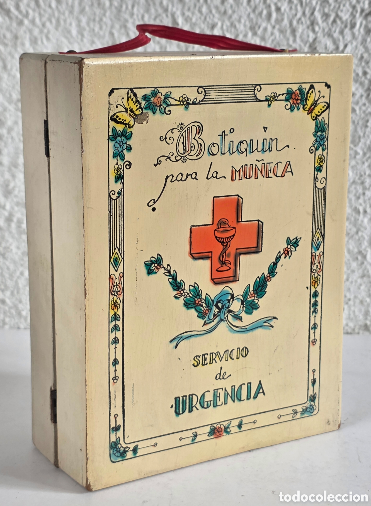 Casas de mu&ntilde;ecas: Botiqu&iacute;n Para la Mu&ntilde;eca Servicio de Urgencia - Juguete Retro