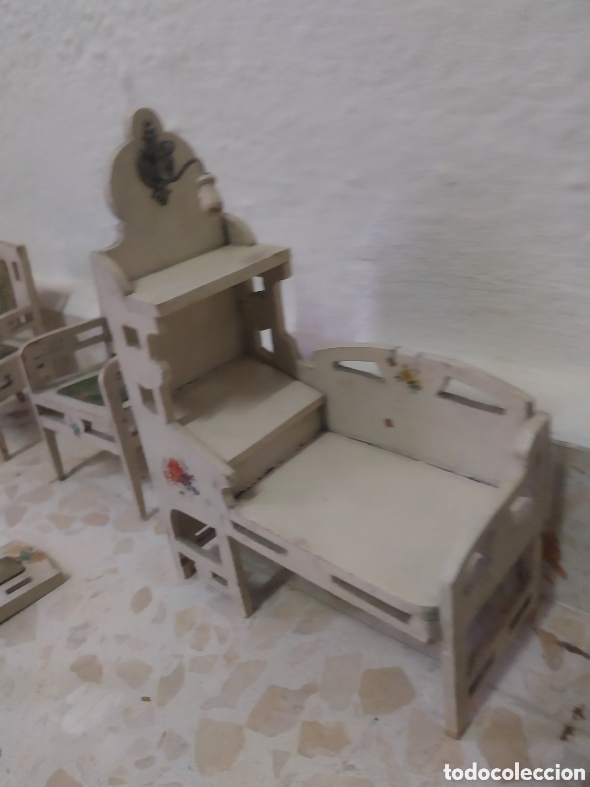 Casas de mu&ntilde;ecas: Mobiliario madera para casa - Foto 4