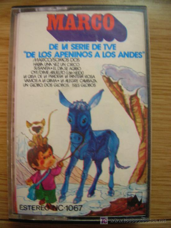 Casetes antiguos: CASSETTE CANCIONES INFANTILES,MARCO.HEIDI,LA CASA DE LA PRADERA...